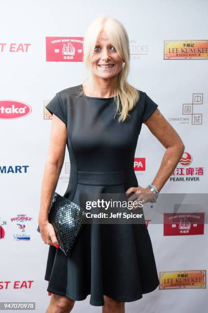 Gaby Roslin attends the Golden Chopstick Awards held at Marriott Hotel Grosvenor Square on April 16, 2018 in London, England.