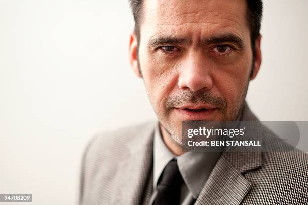 French fashion designer Roland Mouret poses at the Francais Of The Year awards in London on December 17, 2009. The event is held yearly for French...