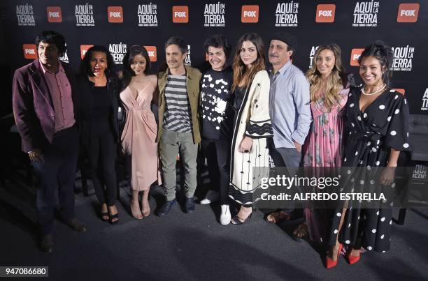 Mexican actors, Tenoch Huerta, Dolores Heredia, Teresa Ruiz, Gael Garcia, Alfonso Dosal, Colombian actress Paulina Davila, Daniel Gimenez Cacho,...