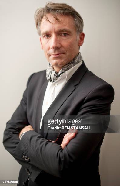 French businessman Geoffroy de la Bourdonnaye poses at the Francais Of The Year awards in London on December 17, 2009. The event is held yearly for...