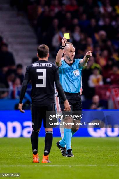 Fifa Referee Anthony Taylor of England during the International Friendly 2018 match between Spain and Argentina at Wanda Metropolitano Stadium on 27...