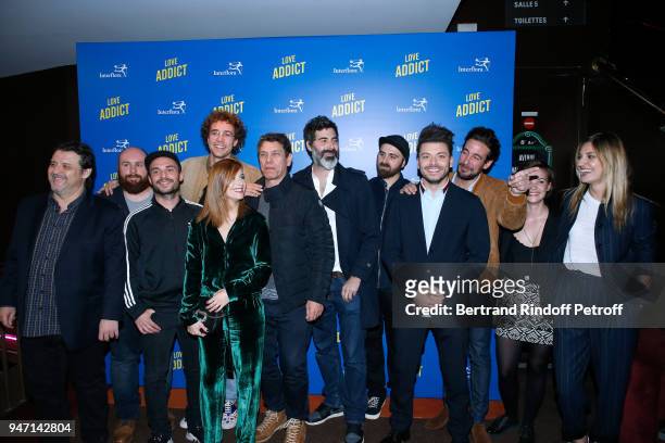 Team of the movie : Guy Lecluyse, Gael Mectoob, Jerome Niel, Baptiste Lorber, Melanie bernier, Marc Lavoine, Director Frank Bellocq, Kev Adams and...