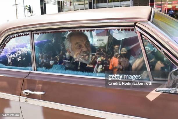 Tommy Chong and Cheech Marin arrive at the Key to The City of West Hollywood Award Ceremony at The Roxy Theatre on April 16, 2018 in West Hollywood,...