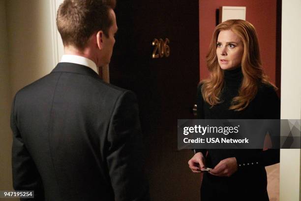 Inevitable" Episode 713 -- Pictured: Sarah Rafferty as Donna Paulsen --