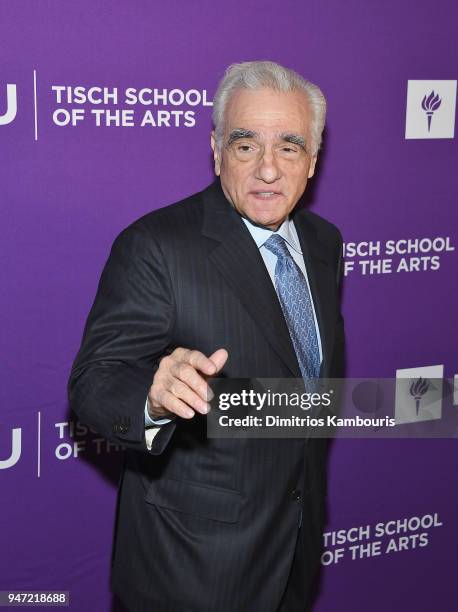 Martin Scorsese attends The New York University Tisch School Of The Arts 2018 Gala at Capitale on April 16, 2018 in New York City.