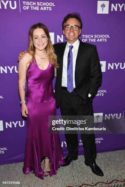 Eleanor Columbus and Chris Columbus attend The New York University Tisch School Of The Arts 2018 Gala at Capitale on April 16, 2018 in New York City.