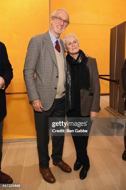 Academy Museum Architect Renzo Piano and actor Glenn Close attend the Academy Museum Conversation at The Times Center, featuring Whoopi Goldberg,...