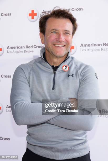 Robert Herjavec attends the Red Cross' 5th Annual Celebrity Golf Tournament at Lakeside Golf Club on April 16, 2018 in Burbank, California.