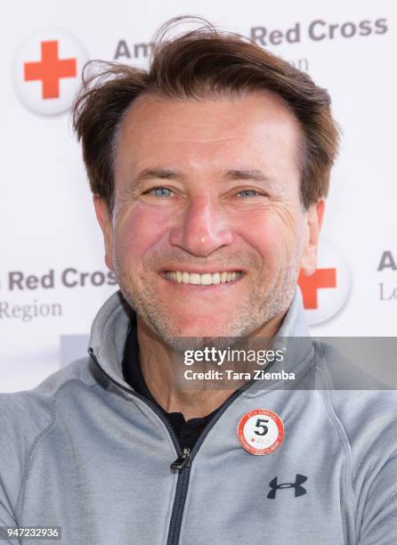 Robert Herjavec attends the Red Cross' 5th Annual Celebrity Golf Tournament at Lakeside Golf Club on April 16, 2018 in Burbank, California.