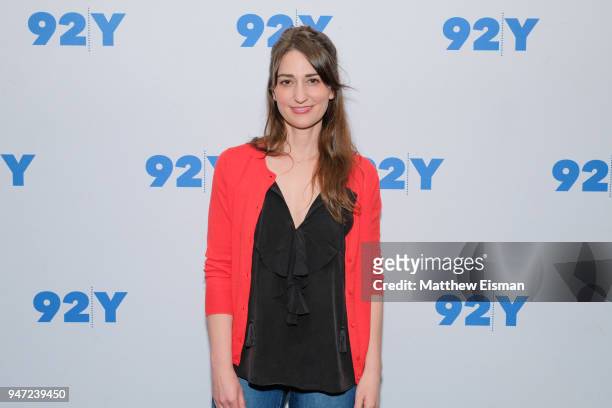 Singer-songwriter Sara Bareilles attends 92nd Street Y Presents: The Women Of "Waitress: The Musical" at 92nd Street Y on April 16, 2018 in New York...