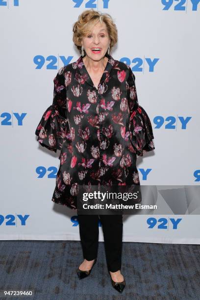 Producer Fran Weissler attends 92nd Street Y Presents: The Women Of "Waitress: The Musical" at 92nd Street Y on April 16, 2018 in New York City.