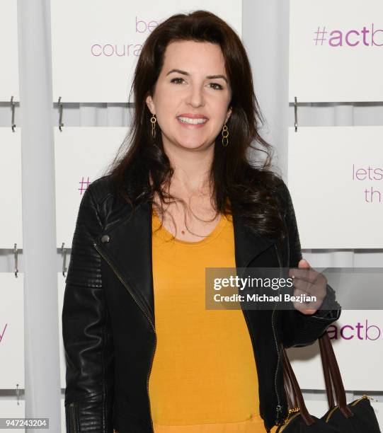 Helen Johns attends Together 1 Heart charity Hosts Presentation To Announce The #ActBravely Movement at Sofitel Hotel on April 15, 2018 in Los...