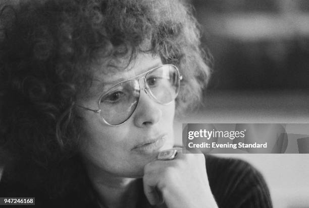 American lyricist, singer-songwriter and poet Dory Previn , UK, 18th May 1977.