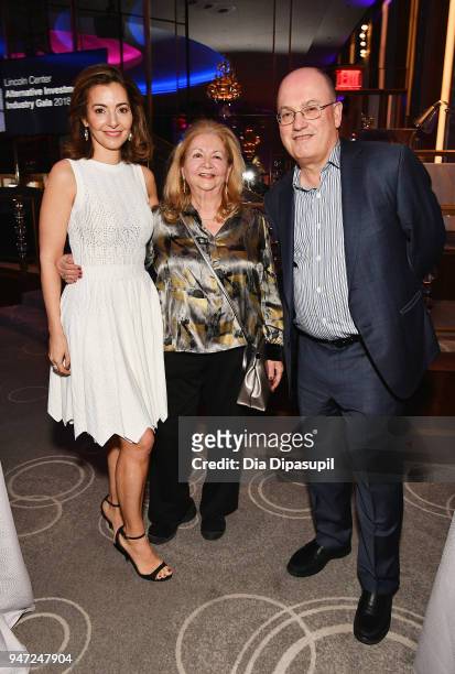 Ilana D. Weinstein, Giselle Weinstein and Steve A. Cohen attend the Lincoln Center Alternative Investment Industry Gala on April 16, 2018 at The...