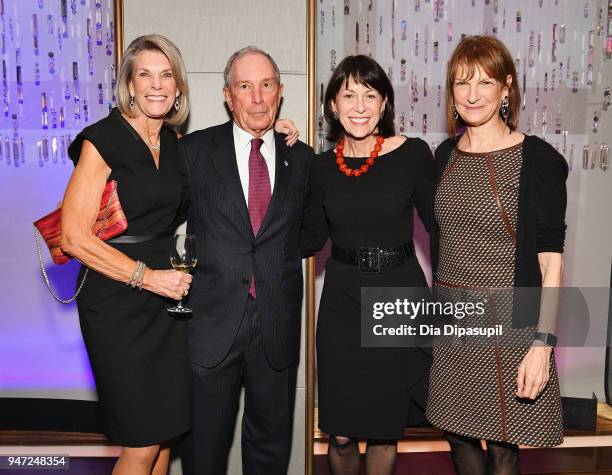 Ginny Clark, Michael Bloomberg, Katherine Farlet and Patricia E. Harris attend the Lincoln Center Alternative Investment Industry Gala on April 16,...