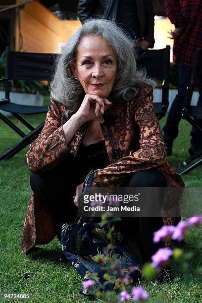 Actress Isela Vega during the making of the movie Los Inadaptados at the Colonia Las Aguilas on December 17, 2009 in Mexico City, Mexico.