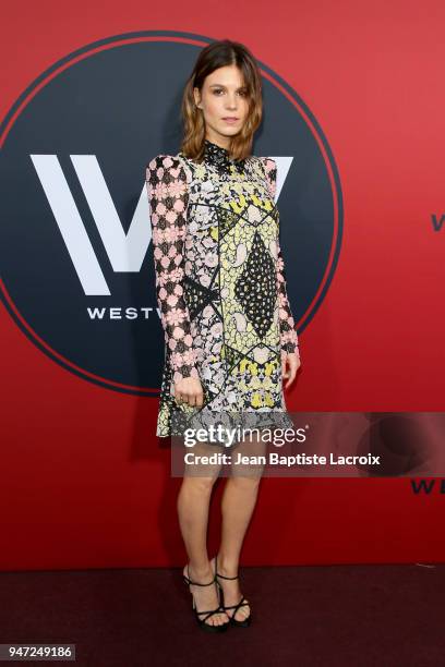 Katja Herbers attends the premiere of HBO's "Westworld" Season 2 at The Cinerama Dome on April 16, 2018 in Los Angeles, California.