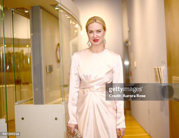 Polina Proshkina Attends LOOT: MAD About Jewelry at The Museum of Arts and Design on April 16, 2018 in New York City.