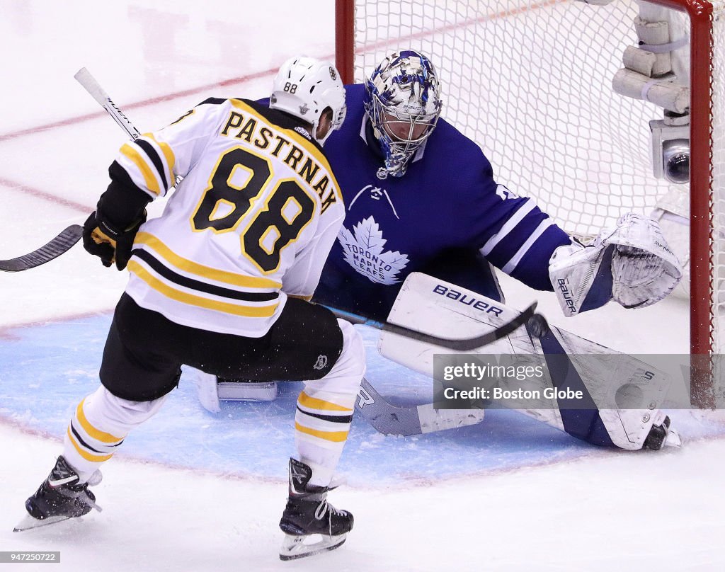 2018 Stanley Cup Playoffs: Boston Bruins Vs Toronto Maples Leafs At Air Canada Centre