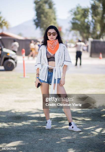 Guest is seen on April 14, 2018 in Indio, California.