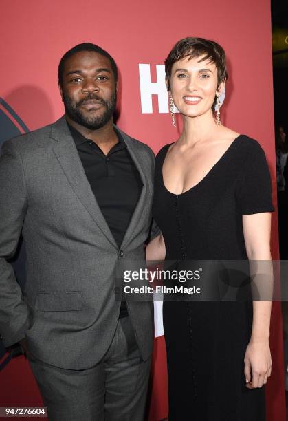 Sam Richardson and Nicole Boyd attends the Los Angeles Season 2 premiere of the HBO Drama Series WESTWORLD at The Cinerama Dome on April 16, 2018 in...