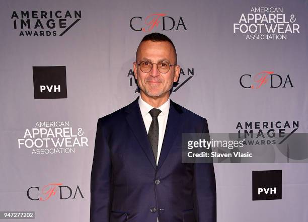 Steven Kolb, President and CEO, CFDA attends American Apparel & Footwear Association's 40th Annual American Image Awards 2018 on April 16, 2018 in...