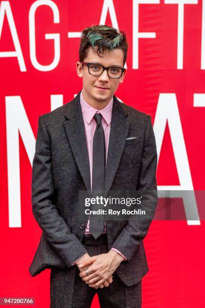 Asa Butterfield attends SAG-AFTRA Foundation conversations: "The House Of Tomorrow" at The Robin Williams Center on April 16, 2018 in New York City.