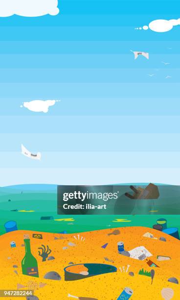 非常に非常に汚いビーチ ストックイラストレーション Getty Images 非常に非常に汚いビーチ ストックイラストレーション Getty Images
