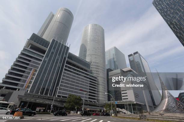 nagoya station area in japan - nagoya stock pictures, royalty-free photos & images