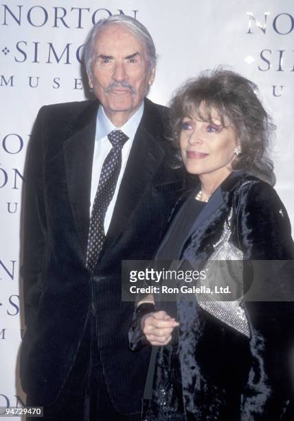 Actor Gregory Peck and wife Veronique Peck attend "The Art of Norton Simon" Pasadena Premiere on November 29, 2000 at The Norton Simon Museum in...