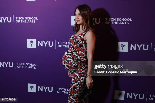 Hilaria Baldwin during the NYU Tisch School of the Arts GALA 2018 at Capitale on April 16, 2018 in New York City.