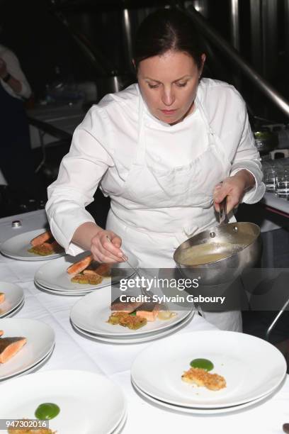 Melissa Rodriguez attends Edible Schoolyard NYC 2018 Spring Benefit at 180 Maiden Lane on April 16, 2018 in New York City.