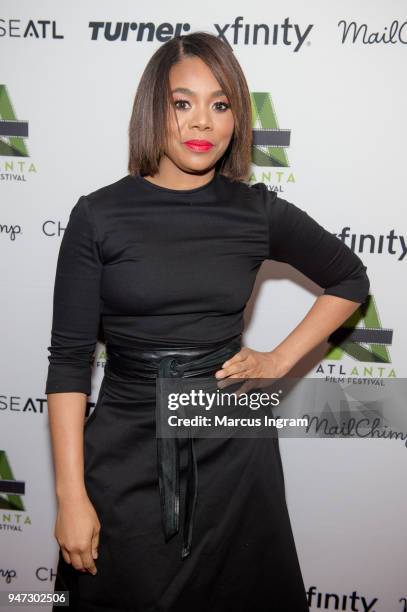 Actress Regina Hall attends the 42nd Annual Atlanta Film Festival "Prison Logic" screening at Plaza Theater on April 16, 2018 in Atlanta, Georgia.