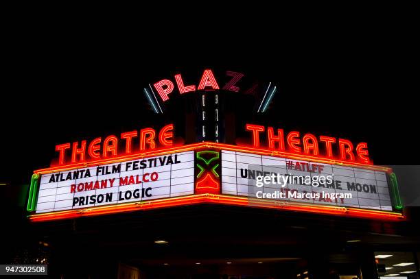General view of the atmosphere during the 42nd Annual Atlanta Film Festival "Prison Logic" screening at Plaza Theater on April 16, 2018 in Atlanta,...