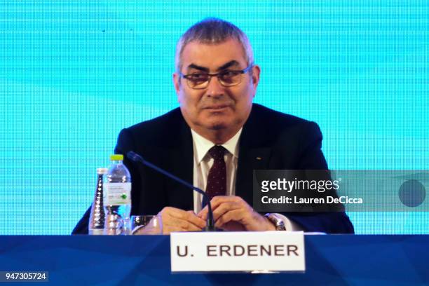 Member and IOC Vice President Ugur Erdener attends the ASOIF General Asembly on day three of the SportAccord at Centara Grand & Bangkok Convention...
