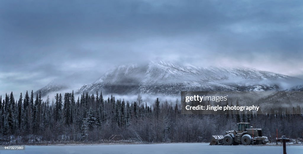 Snow mountain