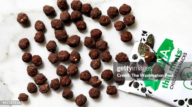 Chick pea thin mints for use with Voraciously photographed at the Washington Post in Washington, DC.
