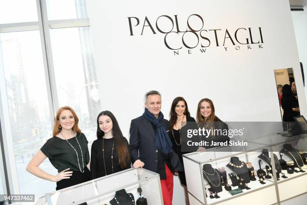 Ellie Price, Tamara Chichian, Paolo Costagli, Erica Watkins and Kelly Thomas attend The Museum of Arts and Design Presents LOOT: MAD About Jewelry on...