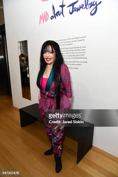 Loreen Arbus attends The Museum of Arts and Design Presents LOOT: MAD About Jewelry on April 16, 2018 at the Museum Of Arts And Design in New York...
