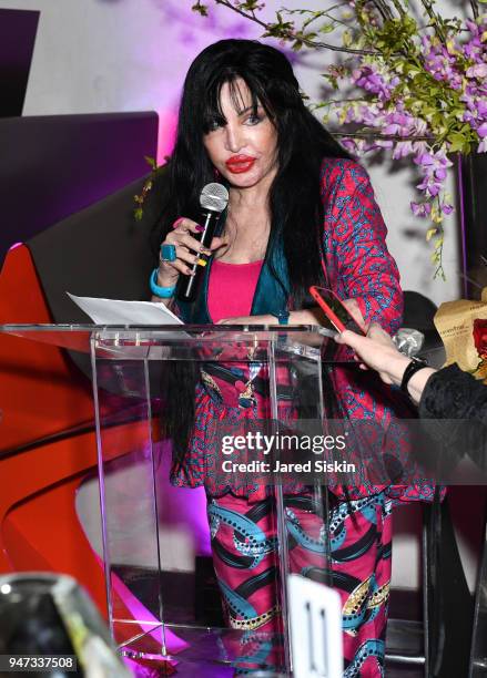 Loreen Arbus attends The Museum of Arts and Design Presents LOOT: MAD About Jewelry on April 16, 2018 at the Museum Of Arts And Design in New York...