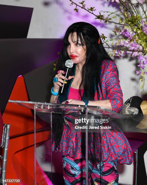 Loreen Arbus attends The Museum of Arts and Design Presents LOOT: MAD About Jewelry on April 16, 2018 at the Museum Of Arts And Design in New York...