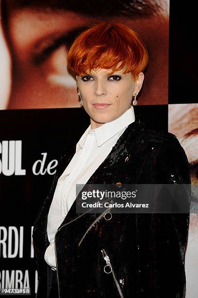 Spanish actress Bimba Bose attends the "El Consul de Sodoma" premiere at Palafox cinema on December 17, 2009 in Madrid, Spain.