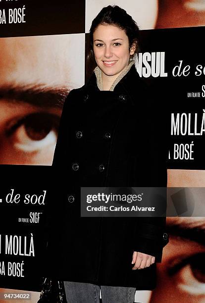 Spanish actress Blanca Suarez attends the "El Consul de Sodoma" premiere at Palafox cinema on December 17, 2009 in Madrid, Spain.