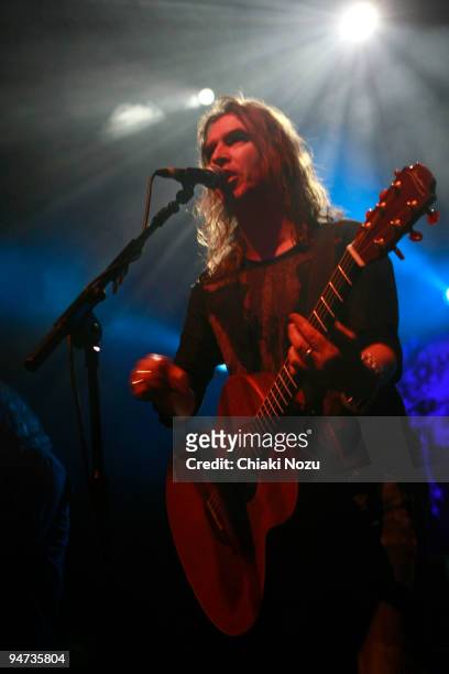 Justin Sullivan of New Model Army performs at The Forum on December 17, 2009 in London, England.