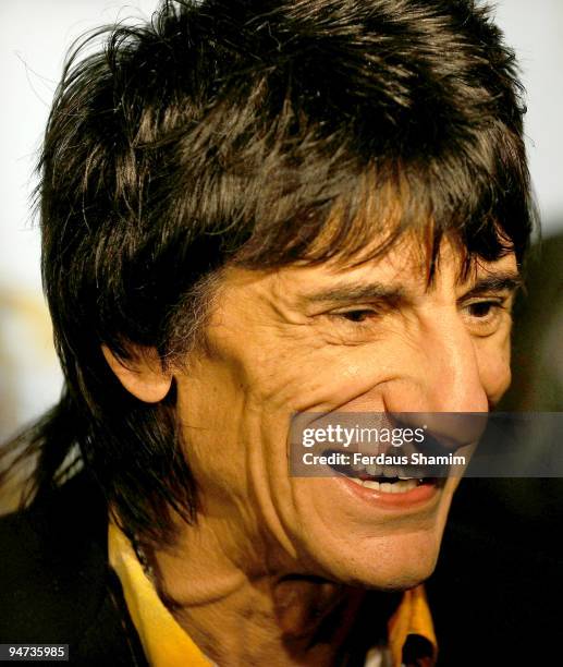 Ronie Wood attends the Classic Rock Roll of Honour at Park Lane Hotel on November 2, 2009 in London, England.