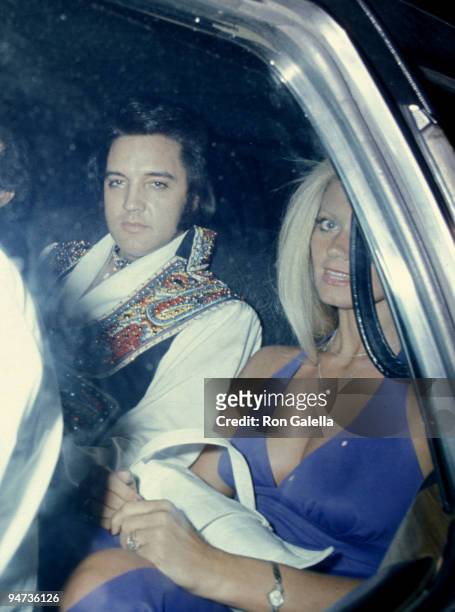 Elvis Presley and Diane Goodin