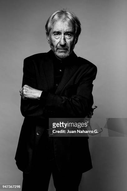 Spanish actor Jose Sacristan is photographed on self assignment during 21th Malaga Film Festival 2018 on April 16, 2018 in Malaga, Spain.