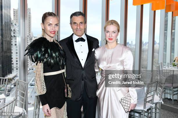 Barbara Regna, Peter Regna and Polina Proshkina attend The Museum of Arts and Design Presents LOOT: MAD About Jewelry on April 16, 2018 at the Museum...