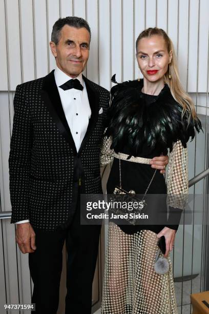 Peter and Barbara Regna attend The Museum of Arts and Design Presents LOOT: MAD About Jewelry on April 16, 2018 at the Museum Of Arts And Design in...