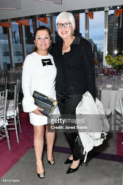 Debbie Wheeler and Roz Alford attend The Museum of Arts and Design Presents LOOT: MAD About Jewelry on April 16, 2018 at the Museum Of Arts And...